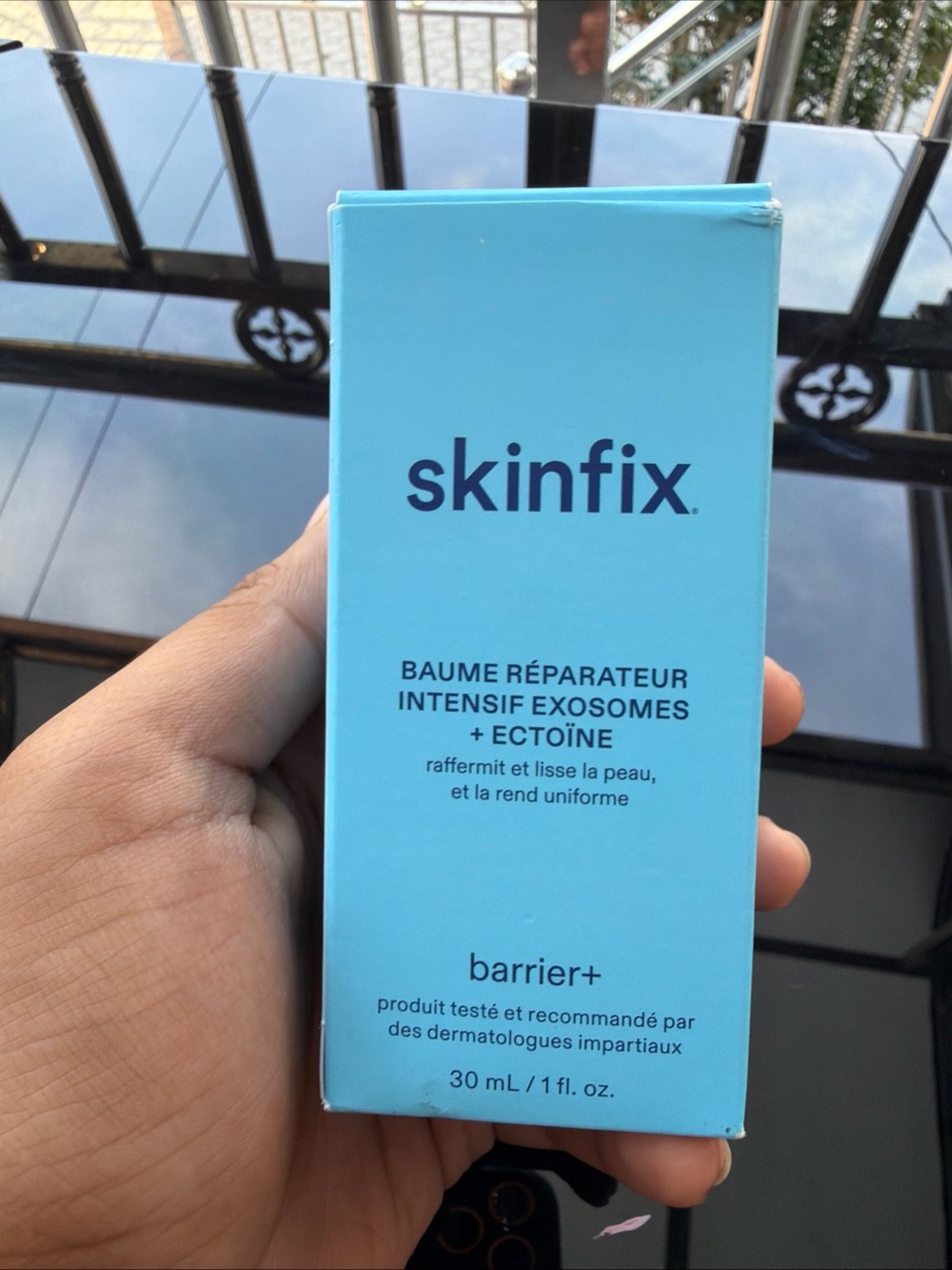 Skin Barrier+ Intensive Repair Balm in light blue packaging